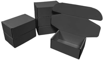 50 Pack 6x4x1.6 in Dark Gray Shipping Boxes by Unknown