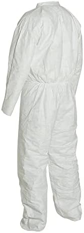 DuPont Tyvek 400 TY120S Disposable Protective Coverall, White, Medium (Pack of 25) - Image 4