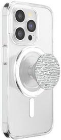 PopSockets Phone Grip for MagSafe, Magnetic Holder- Morgana Chrome by PopSockets