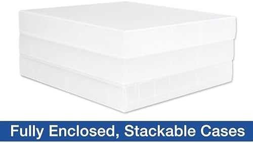 UniKeep 3 Ring View Binder - Binder Case is Fully Enclosed - Available in White, Clear, or Black and in Different Spine Sizes (Pack of 3, Clear, 1.5 Inch) - Image 2