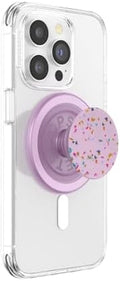 PopSockets Phone Grip for MagSafe, Magnetic Holder- Regrind Sugar Plum by PopSockets
