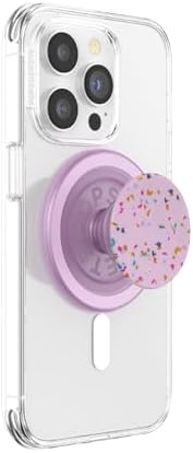 PopSockets Phone Grip for MagSafe, Magnetic Holder- Regrind Sugar Plum by PopSockets