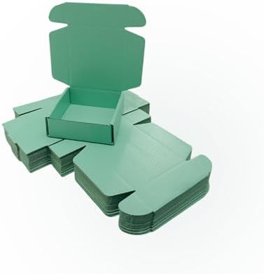 50 Pack 4.7x4.7x1.6 in Mint green Shipping Boxes - Image 3