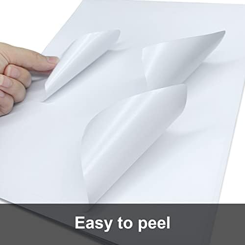 [100 Sheets 600 Labels] Shipping Labels 3 1/3"x4" Printable White 6 up Labels for Laser/Inkjet Printers, Mailing FBA Address Label Sticker Paper - Permanent Adhesive Label Blank - Image 5