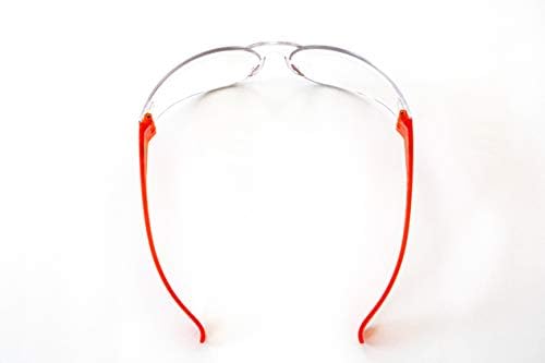 G & F Products EyePRO Safety Glasses, Impact Resistant, UV400 Protection, Clear Polycarbonate Lenses, Scratch & Anti-Fog, ANSI Z87.1 Certified, Adjustable Temples, Unisex, 6/12 Pack - Image 3