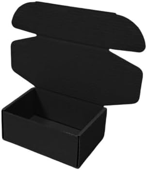 50 Pack 4.3x3.1x2 in Black Mini Shipping Boxes - Image 5