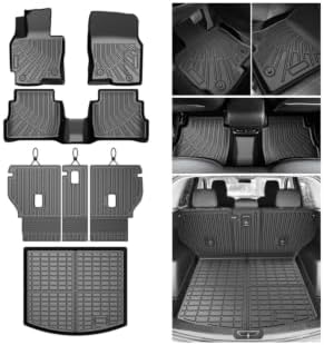 CX5 Floor Mats - Car Mats for Mazda CX5 2013-2016, All Weather Floor Mats and Cargo Liner with Backrest Mat for CX5 Accessories, Heavy Duty Rubber Mats, Car Accessories by cartist