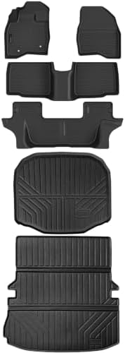 AUXKO Floor Mats Cargo+Backrest+Under Trunk Mat for Ford Explorer 2015-2019 - Image 2