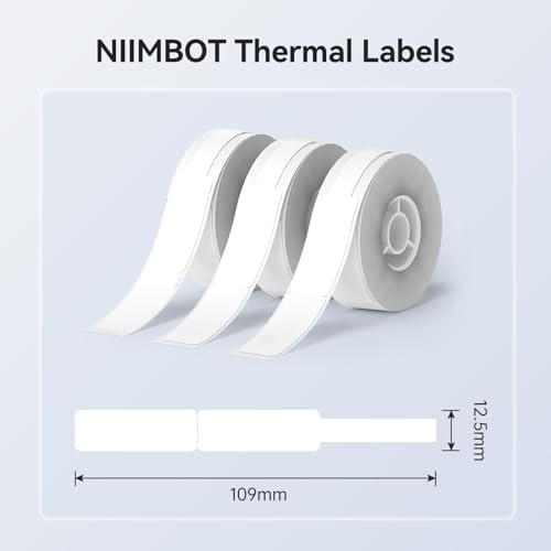 NIIMBOT White Cable Label Maker Tape for D110/D11/D101 Label Maker - Image 3