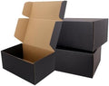 12"x9"x4"Shipping Boxes,10Pcs Black Corrugated Cardboard Boxes. by JIUZHOUXIN