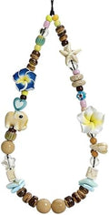 Beaded Camera Wrist Strap Cute Digital Camera Charm Lanyard Phone Charms Strap Beaded Camera Chain for Phone by CasaPopz