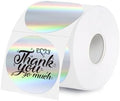 2 Inch Holographic Thermal Labels,Laser Round Thermal Printer Labels,Printable Round Thermal Printer Labels Self-Adhesive Direct Thermal Label(300pcs Laser) by Unknown