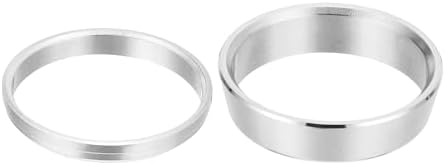 PATIKIL 1" Tube OD 304 Stainless Steel Compression Tube Fitting Sleeve, 5 Pack Double Ferrule Ring Tubing Fitting Assortment Kit, Silver - Image 4