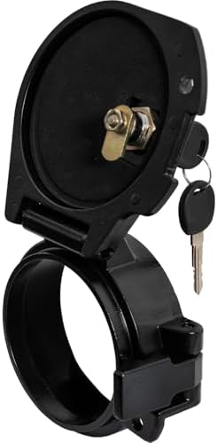 Buyers Products CC410, 4 Inch Locking Conduit Carrier Kit, Black Powder Coat Aluminum, Key Locking Door and End Cap, Drill-Free Mount, Fits 4" PVC, Adjustable Length Carrier for Trailers, Ladder Racks - Image 7