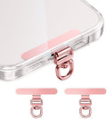 saxsion Phone Tether Tab & Lanyard Tab, 360° Swivel Clip - Ultra Thin Stainless Steel Universal Patch for All Phone Cases by saxsion