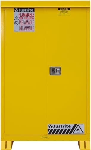 Justrite Reinforced Steel Outdoor Flammable Liquid Storage Cabinet by Justrite