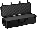 Condition 1 45" Waterproof Hard Case with Wheels & Pluckable Foam, Black by Condition1