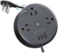 TROND Retractable Power Strip. Extension Cord 5ft, Cruise Ship Essentials by TRONDOfficial