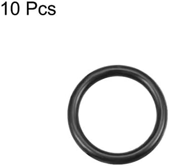 uxcell Nitrile Rubber O-Rings 8.5mm OD 6.5mm ID 1mm Width, Metric Nitrile Rubber Sealing Gasket, Pack of 10 - Image 2
