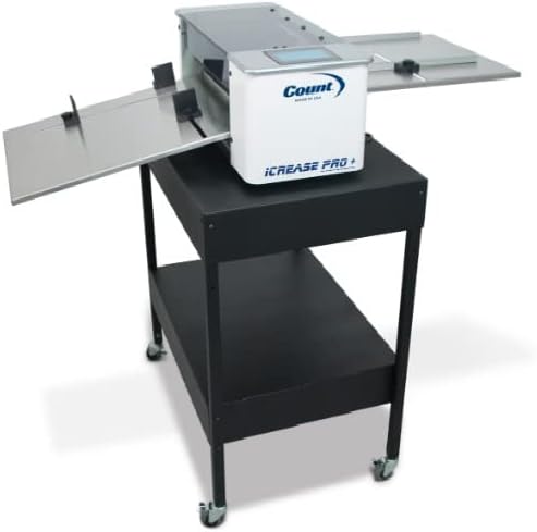 Count CTS100, Mobile Cart for Your Table-Top Equipment, Heavy-Duty Steel with a Black Powder Coat, an Extra Shelf for Additional Storage, and Stem Casters with Locking Wheels - Image 2