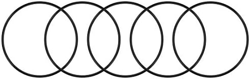 uxcell Nitrile Rubber O-Rings 90.3mm OD 85mm ID 2.65mm Width, Metric Sealing Gasket, Pack of 5 by uxcell