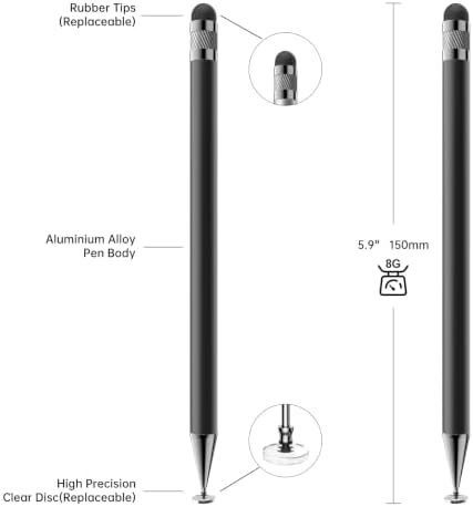 Bopomofo Stylus(10 Pcs),2-in-1 Stylus Pen for Touchscreen,Capacitive Stylus - Image 2