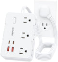 DEPOW 3 FT Power Strip Surge Protector with 6 Outlets 4 USB Ports (2 USB C) by DEPOW