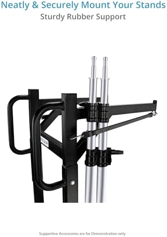 PROAIM Vanguard C-Stand Cart, Holds 14 Stands, Collapsible, 362kg/800lb - Image 3