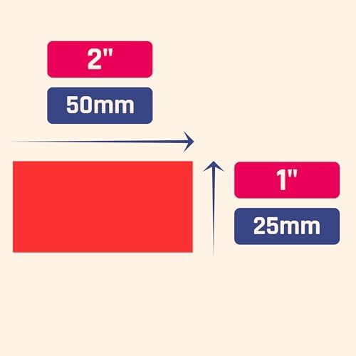 1000 Pieces, 2 x 1 inch - Colored Labels Stickers for Organizing, 8 Colors - Image 2