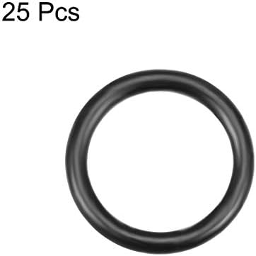 uxcell Nitrile Rubber O-Rings 21mm OD 16mm ID 2.5mm Width, Metric Nitrile Rubber Sealing Gasket for Automotive Machine Plumbing, Pack of 25 - Image 2