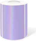 2" x 3" Holographic Thermal Label Stickers Purple,Printable Rainbow Glitter Thermal Printer Sticker Labels for Gift Wrapping, Self-Adhesive Name Price Tag DIY Custom Logo Design (280 pcs) by Yeachlaing