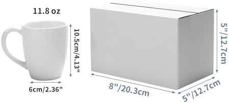 Hoikwo 8x5x5 Shipping Boxes Set of 25, White Corrugated Cardboard Box for Small Business for Packaging Mailing - Image 2