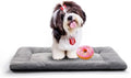 Dog Crate Pad Washable Dog Bed for Crate Small Cozy Mat 24-Inch Gray by VERZEY