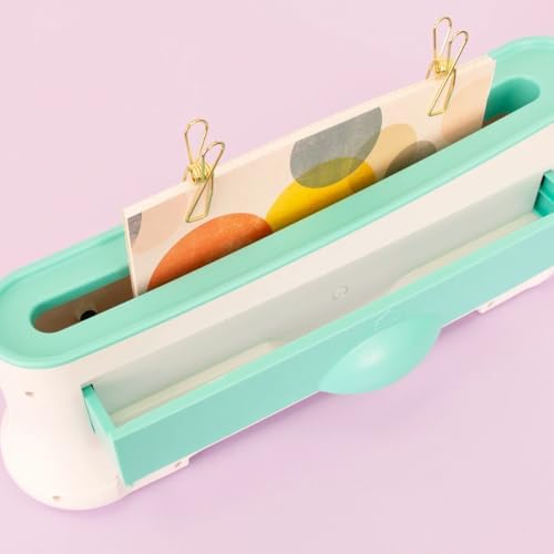 Craftelier - Minty Thermal Binding Machine with 3 Color Binding Spines Set, Book Binder for Scrapbooking Projects, DIY Journals, Notebooks, Documents & Photo Books, 200 Sheets Capacity, Mint & White - Image 6