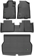 All Weather Floor Mats & Cargo Liner for Acura RDX 2013 2014 2015 All Weather Protection TPE Anti-Slip Automotive Full Set Floor Liners Custom Accessories - Black by HAFIDI