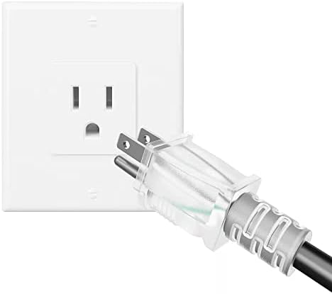 25FT Power Extension Cord 3 Prong, 16 Gauge SJTW 5-15R Cable Male Plug to Female Connector,7 Outlets Multiple Evenly-Spaced Plug,Suitable for Stage Setting or Outdoor. - Image 5