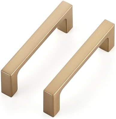 Ravinte Champagne Bronze Kitchen Square Cabinet Handles 3 Inch 30 Pack by Ravinte