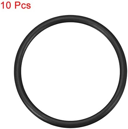 uxcell Nitrile Rubber O-Rings 40.8mm OD 35.5mm ID 2.65mm Width, Metric Sealing Gasket for Automotive Machine Plumbing, Pack of 10 - Image 2