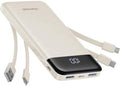 charmast 10000mAh Power Bank Portable Charger with 4 Built-in Cables by charmast
