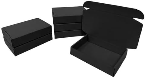 30 Pack 13x9x2 in Black Shipping Boxes by Unknown