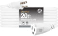 GE Outdoor Extension Cord Waterproof, Heavy Duty Extension Cord, 16AWG, 20 Ft (Pack of 6) by Unknown