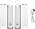 Maxsa 42170 Tag-Along Anywhere Light for Closets, Cabinets, Camping, Job Site Lighting, and More, Rechargeable, Portable, Manual or Motion Sensor, 2 Pack by MAXSA