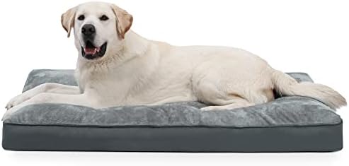 NUPIDA Waterproof Dog Bed for XXL Crate with Washable Cover, 47x29, Grey by NUPIDAPet%E2%80%99sHome