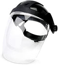 Sellstrom DP4 Face Shield - Lightweight Mask with High Impact Crown & Ratchet Headgear for Work, Grinding, Cutting - ANSI Z87.1 - Anti Fog Polycarbonate Window by Sellstrom