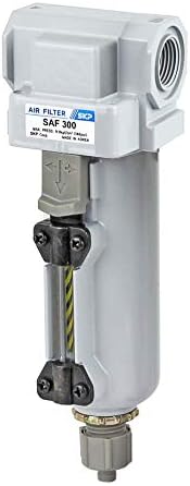 PneumaticPlus SAF300-N03B-MEP Compressed Air Particulate Filter 3/8" NPT by PneumaticPlus