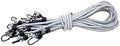 Kotap VBC-64WHT Heavy Duty Durable Multi-Use Bungee Cords with Hooks, 64-Inch, White (10-Pack) by Kotap