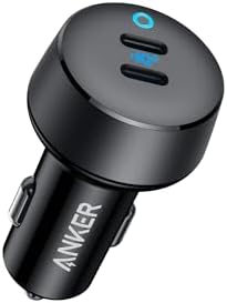 Anker 40W 2-Port PowerIQ 3.0 USB C Fast Charging Car Charger by Anker