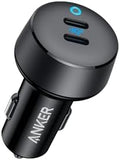 Anker 40W 2-Port PowerIQ 3.0 USB C Fast Charging Car Charger by Anker