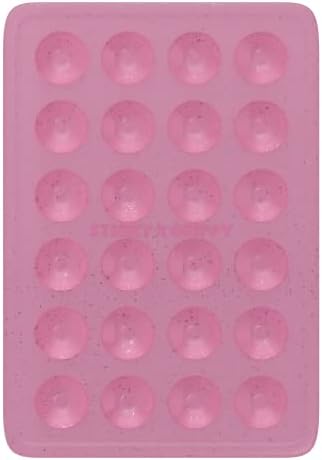 StickyGrippy Suction Phone Case Mount, Sillicon Adhesive Phone Accessory for iPhone and Android, Hands-Free Strong Grip Mirror Shower Phone Holder, Tiktok Videos and Selfies (Pink Glitter) - Image 2