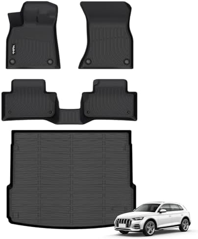 Car Floor Mats & Cargo Trunk Liners Custom Fit Audi Q5 & SQ5 2025-2018 by Wailtnb